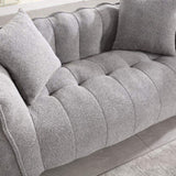 Soft beanbag chair with high resilience foam core for two people. The comfortable square recliner W1996P182164