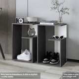 Everet 25" High 3-Tier Open Shelf Nightstand B070P363827