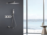 TrustMade 3 Function Temperature Control Complete Shower System with Rough-in Valve, 10 inches TMSF10LYJ-3W01BN