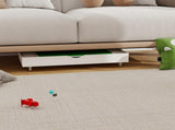 The 2 in 1 Rollaway Play Table and Toy Organizer Compatible with Lego Suitable for Storing Under Bed W282P182322