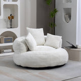 COOLMORE Lazy Sofa Durable Comfort Lounger High Back Bean Bag Chair Couch With Three Pillows for W395P252048