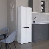 Herrin Storage Cabinet Kitchen Pantry With Four Doors and and Five Interior Shelves B200P173176