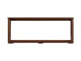 70.1"corrugated texture storage table for entranceways, narrow wooden console sofa table, can be 00245436