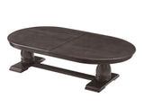 94.06 Inch Extendable Wooden Dining Table for 6 Persons,Long Expandable Curved Dining Table,Mid W2582P321482