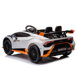 ZNTS Lamborghini Huracan Sto 24V Kids Electric Ride-On Drift Car: Speeds 1.86-5.59 MPH, Ages 3-8, Foam W1396P155007