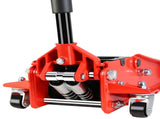 Floor Jack, 4 Ton Low Profile Floor Jack, Heavy-Duty Steel Racing Floor Jack with dual Piston Quick W1239115445