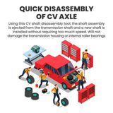 Inner CV Joint Puller Slide Hammer Wheel Drive Axle Half Shaft Removal Tool Sets 89988179