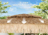 Outdoor Garden Umbrella UPF30 Sun Protection for Backyard, Deck, Pool & Patio 31927785