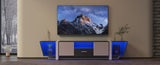 TV Console with Large Storage Cabinets, Biplane Shape Design LED TV Stand with Remote Control, W1701P164320