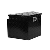 ZNTS 33 Inch Heavy Duty Diamond Plate Aluminum Trailer Tongue Box Pickup Truck Tool Box Storage Organizer W1239125503