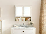 Bathroom Storage Cabinet, Medicine Cabinets for Bathroom with Mirror, 2 Doors 2 Adjustable Shelf 3 68267324