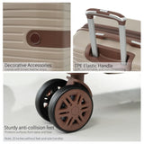 4 Piece Luggage Set Suitcase Set, ABS Hard Shell Lightweight Expandable Travel Luggage with 4 PP313145AAM