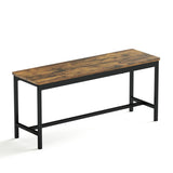 ZNTS Dining Table Set, Bar Table with 2 Dining Benches, Table Counter with Chairs, Industrial for W1668P143137