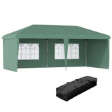10' x 20' Pop Up Canopy party Tent with 4 Sidewalls , Green -AS Prohibited by 21422743