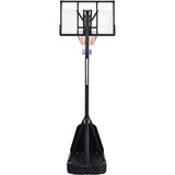 Portable Basketball Basketball System 8-10ft Height Adjustable for Youth Adults LED Basketball 06839741