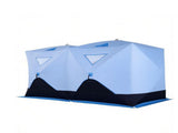 8-Person Pop-Up Ice Fishing Shelter, Insulated Ice Shanty Tent with 2 Doors & Carry Bag 28432417