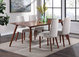 Taylor Chair With Espresso Legs And Gray Fabric 28991-ESG