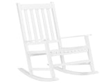 68.5*86*115CM Square Wooden Rocking Chair White 67747455
