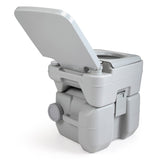 5 Gallon Portable Toilet, Flush Potty, Travel Camping Outdoor W2181P153991