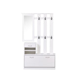 Combination Model Gate Cabinet with Shoe cabinetHang shelf Mirror W2139134913