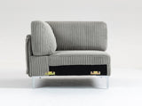 Modular Sectional Sofa Corner Seat,Middle Seat Module Couch,Gray W3098P257000