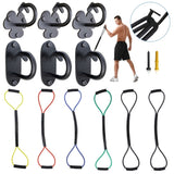 ZNTS 6-piece wall-mounted exercise anchor, resistance band wall hook, space-saving training anchor, home 35036975