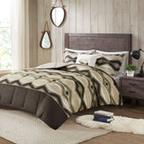 Full/Queen Down Alternative Comforter Set with Throw Pillow B035P148497