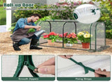 4-foot Mini Tunnel Greenhouse - White 65560734