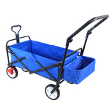 folding wagon Collapsible Outdoor Utility Wagon, Heavy Duty Folding Garden Portable Hand Cart, Drink W22747803