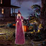 71in Life Size Hanging Witch Talking Halloween Everyday Decoration 98890784