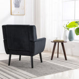 Modern Soft Velvet Material Ergonomics Accent Chair Living Room Chair Bedroom Chair Home Chair With W676P313948