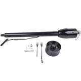 32" Black Tilt Steering Column Floor Shift w/ 9 Hole Wheel Adapter No Key Manual 08958058