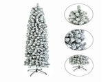 7.5ft Pencil Flocking Christmas Tree 69444721