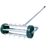 Lawn Aerator, Heavy Duty Rolling Lawn Aerator, Garden Yard Rotary Push Lawn Aeration with Steel 39005271