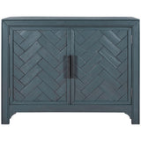U_STYLE 40'' Modern Cabinets with Unique Design Doors with 1 Adjustable Shelves,Suitable for WF313558AAV