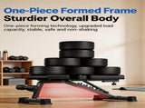 Foldable Adjustable Dumbbell Bench with 2 Resistance Bands - Multi-Purpose Home Gym Equipment for 91533830