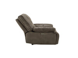 Harumi Gray Fabric Power Motion Loveseat W/USB B2726P343796