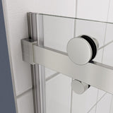 Glass shower door, sliding door, with 5/16" tempered glass and Polished Chrome finish 6074 W2122P167014