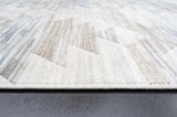 Eno Gamela Blue, Brown, Chocolate, Copper, Grey, Ivory and White Viscose Area Rug B055P315656