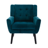 Modern Soft Velvet Material Ergonomics Accent Chair Living Room Chair Bedroom Chair Home Chair With W67634089