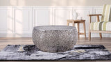 T3502-32 Round Coffee Table in Silver B009140727
