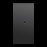 ZNTS Metal Armoire Wardrobe Cabinets,70" Black Locker Steel Wardrobe Bedroom Storage Cabinet with Doors W1247P221093