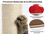 mushroom cat tree with large condo platform ladder 72810848