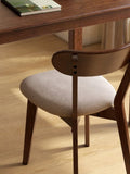 Walnut Color Dining Chairen FAS Grade Oak Natural Made in North America 100% Dirt-free W1283P263668
