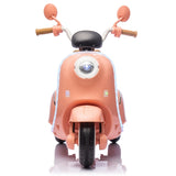 12V Kids Ride On Three-Wheel Electric Motorcycle,2WD,Cool Waterfall Light,Large Storage W1578P235068