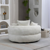 COOLMORE Lazy Sofa Durable Comfort Lounger High Back Bean Bag Chair Couch With Three Pillows for W395P252048