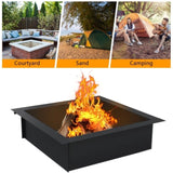 ZNTS 36" x 36" Square Fire Pit Ring 67317883