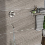 10" Round Rain Shower Head Systems with Waterfall Tub Spout, Brushed Nickel,Wall Mounted shower W1243102465