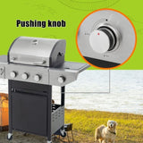 Propane Grill 3 Burner Barbecue Grill Stainless Steel Gas Grill with Side Burner and Thermometer for 21785975