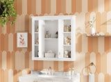 36'' x 28'' Medicine Cabinet, Wall Mounted Bathroom Storage Cabinet, with 1 Adjustable Shelf, N710P358584K